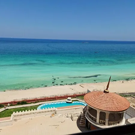 Panorama Apartment With A Charming Sea View Near Alexandria And Burg Elarab Intl Airport With Free Wifi شقة باطلالة ساحرة على البحر اول الساحل الشمالي Esterno foto