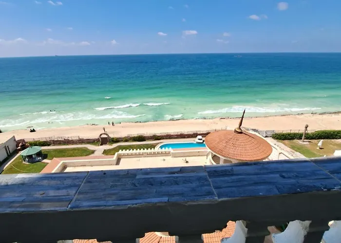 Panorama Apartment With A Charming Sea View Near Alexandria And Burg Elarab Intl Airport With Free Wifi شقة باطلالة ساحرة على البحر اول الساحل الشمالي