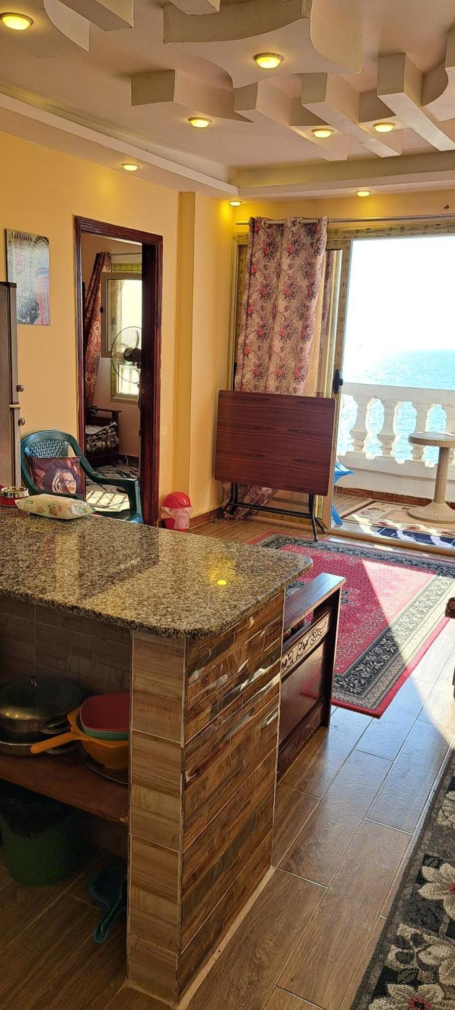 Daire Panorama With A Charming Sea View Near And Burg Elarab Intl Airport With Free Wifi باطلالة ساحرة على البحر اول الساحل الشمالي İskenderiye